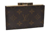 Authentic Louis Vuitton Monogram USA Exclusive Coin Purse Case T61922 LV 3892I