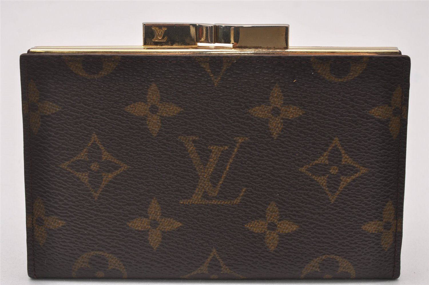 Authentic Louis Vuitton Monogram USA Exclusive Coin Purse Case T61922 LV 3892I