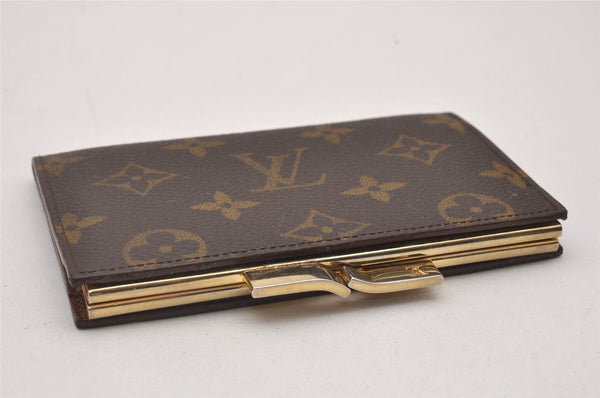 Authentic Louis Vuitton Monogram USA Exclusive Coin Purse Case T61922 LV 3892I
