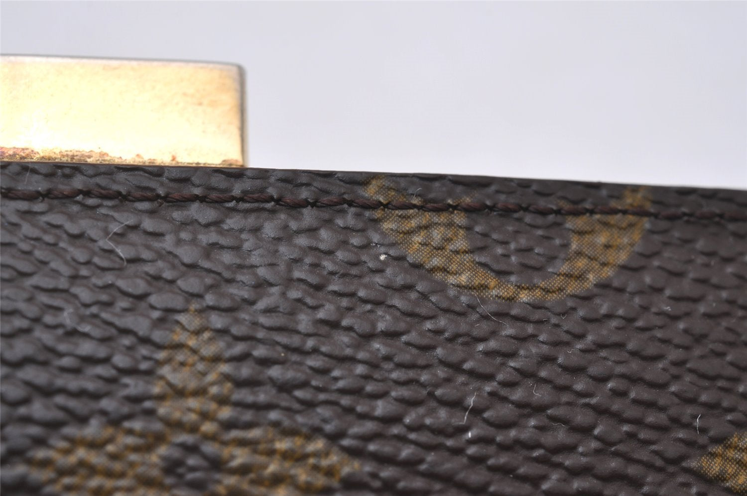 Authentic Louis Vuitton Monogram USA Exclusive Coin Purse Case T61922 LV 3892I