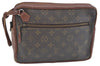 Authentic Louis Vuitton Monogram Pochette Sport Clutch Hand Bag Old Model 3893I