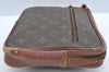 Authentic Louis Vuitton Monogram Pochette Sport Clutch Hand Bag Old Model 3893I