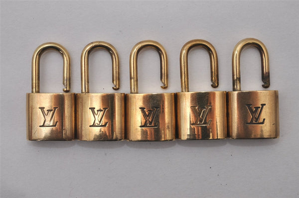 Authentic Louis Vuitton Padlock Gold 10Set LV 3894I