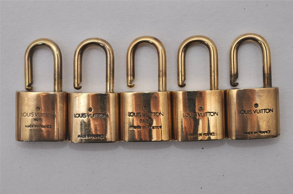 Authentic Louis Vuitton Padlock Gold 10Set LV 3894I