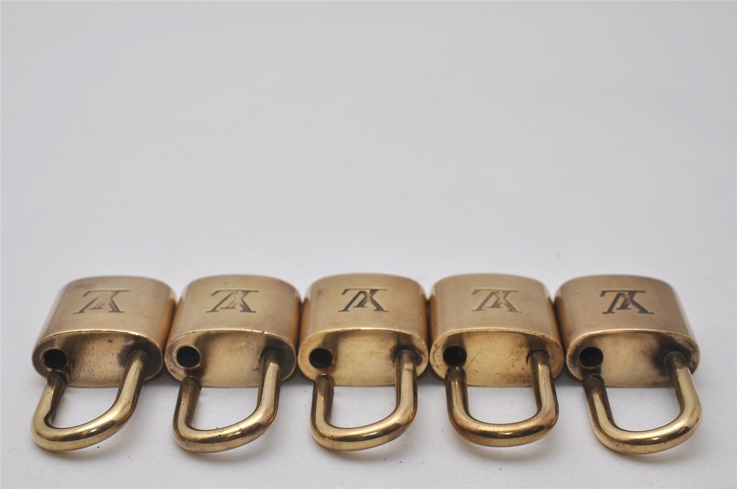 Authentic Louis Vuitton Padlock Gold 10Set LV 3894I