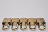 Authentic Louis Vuitton Padlock Gold 10Set LV 3894I