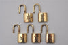 Authentic Louis Vuitton Padlock Gold 10Set LV 3894I