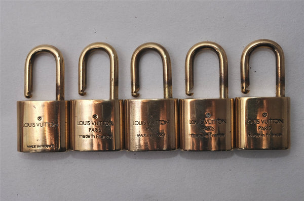 Authentic Louis Vuitton Padlock Gold 10Set LV 3894I