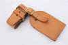 Authentic Louis Vuitton Name tag Handle Holder Beige 10Set LV 3895D