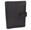 Authentic Louis Vuitton Taiga Agenda PM Notebook Cover Black R20426 LV 3896I