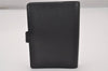 Authentic Louis Vuitton Taiga Agenda PM Notebook Cover Black R20426 LV 3896I