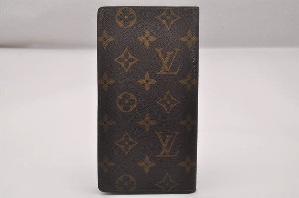 Authentic Louis Vuitton Monogram Porte Cartes Credit Yen Wallet M60825 LV 3897I