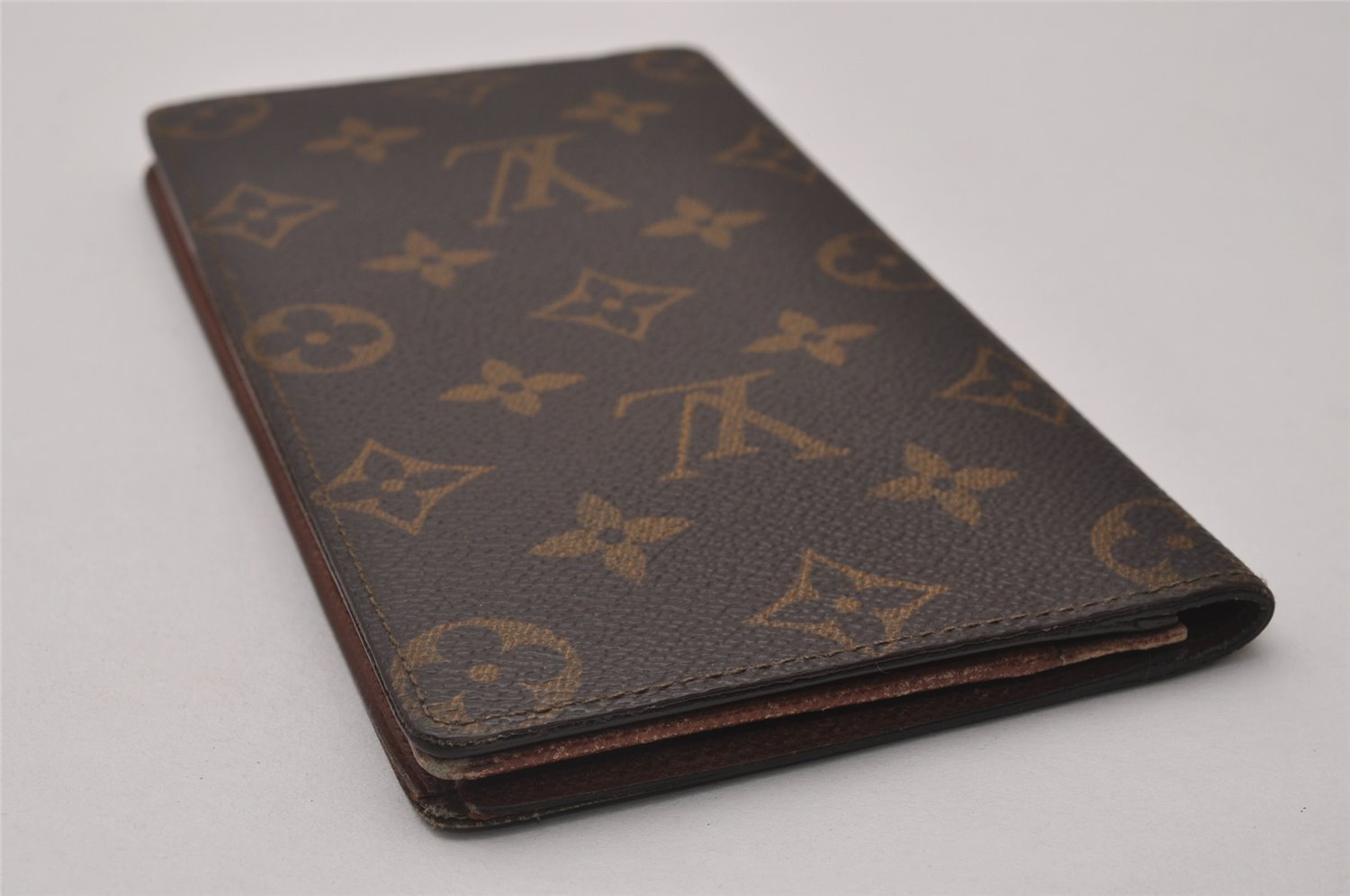 Authentic Louis Vuitton Monogram Porte Cartes Credit Yen Wallet M60825 LV 3897I