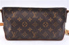 Authentic Louis Vuitton Monogram Trotteur Shoulder Cross Bag M51240 LV 3898E