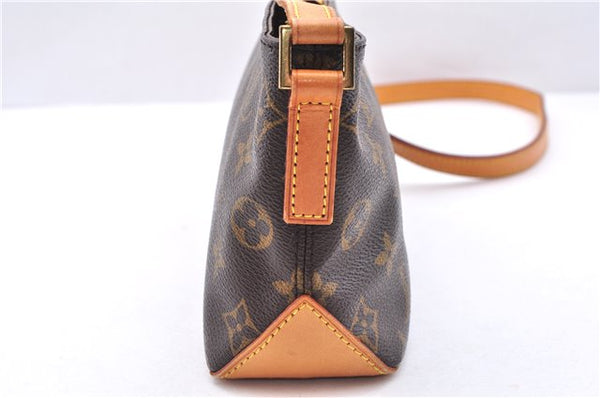 Authentic Louis Vuitton Monogram Trotteur Shoulder Cross Bag M51240 LV 3898E