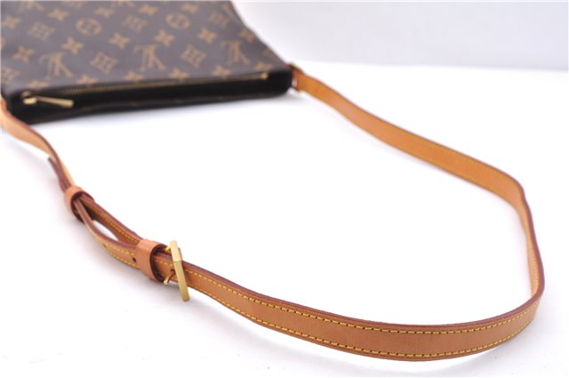 Authentic Louis Vuitton Monogram Trotteur Shoulder Cross Bag M51240 LV 3898E