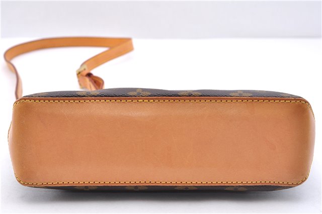Authentic Louis Vuitton Monogram Trotteur Shoulder Cross Bag M51240 LV 3898E