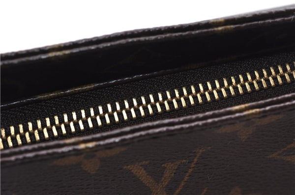 Authentic Louis Vuitton Monogram Trotteur Shoulder Cross Bag M51240 LV 3898E