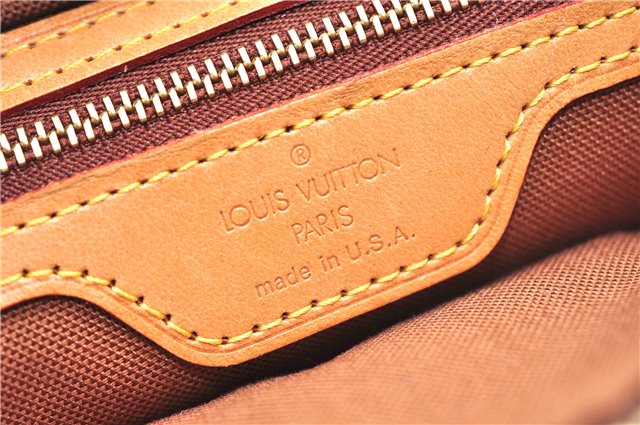 Authentic Louis Vuitton Monogram Trotteur Shoulder Cross Bag M51240 LV 3898E