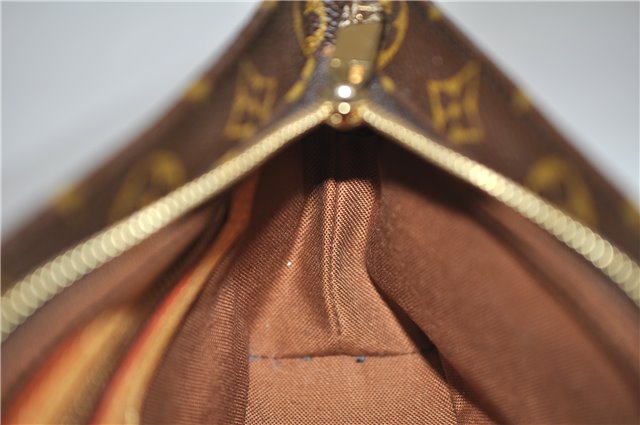 Authentic Louis Vuitton Monogram Trotteur Shoulder Cross Bag M51240 LV 3898E