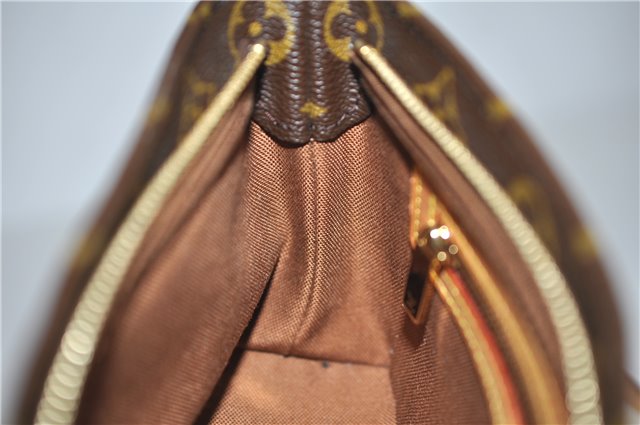 Authentic Louis Vuitton Monogram Trotteur Shoulder Cross Bag M51240 LV 3898E