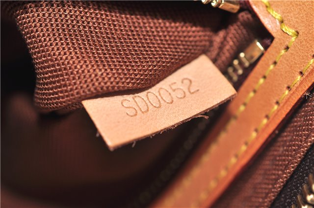 Authentic Louis Vuitton Monogram Trotteur Shoulder Cross Bag M51240 LV 3898E