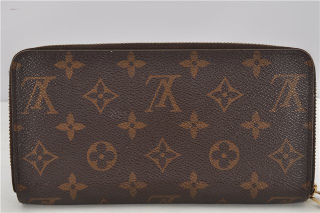 Authentic Louis Vuitton Monogram Zippy Long Wallet Purse M60017 LV 3900F