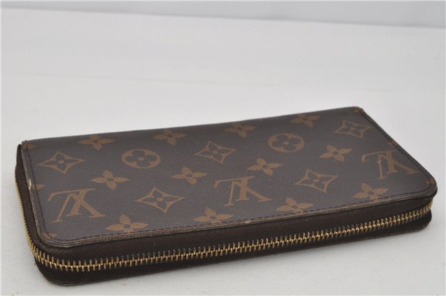 Authentic Louis Vuitton Monogram Zippy Long Wallet Purse M60017 LV 3900F