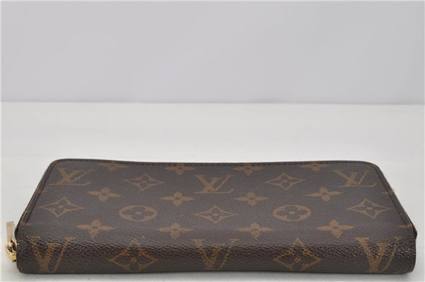 Authentic Louis Vuitton Monogram Zippy Long Wallet Purse M60017 LV 3900F