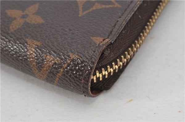 Authentic Louis Vuitton Monogram Zippy Long Wallet Purse M60017 LV 3900F