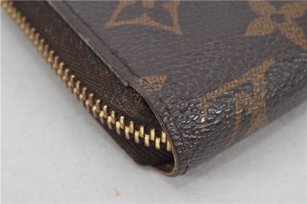 Authentic Louis Vuitton Monogram Zippy Long Wallet Purse M60017 LV 3900F