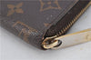 Authentic Louis Vuitton Monogram Zippy Long Wallet Purse M60017 LV 3900F