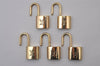 Authentic Louis Vuitton Padlock Gold 10Set LV 3900I