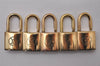 Authentic Louis Vuitton Padlock 10Set Old Model LV 3901I