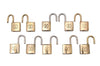 Authentic Louis Vuitton Padlock 10Set Old Model LV 3902I