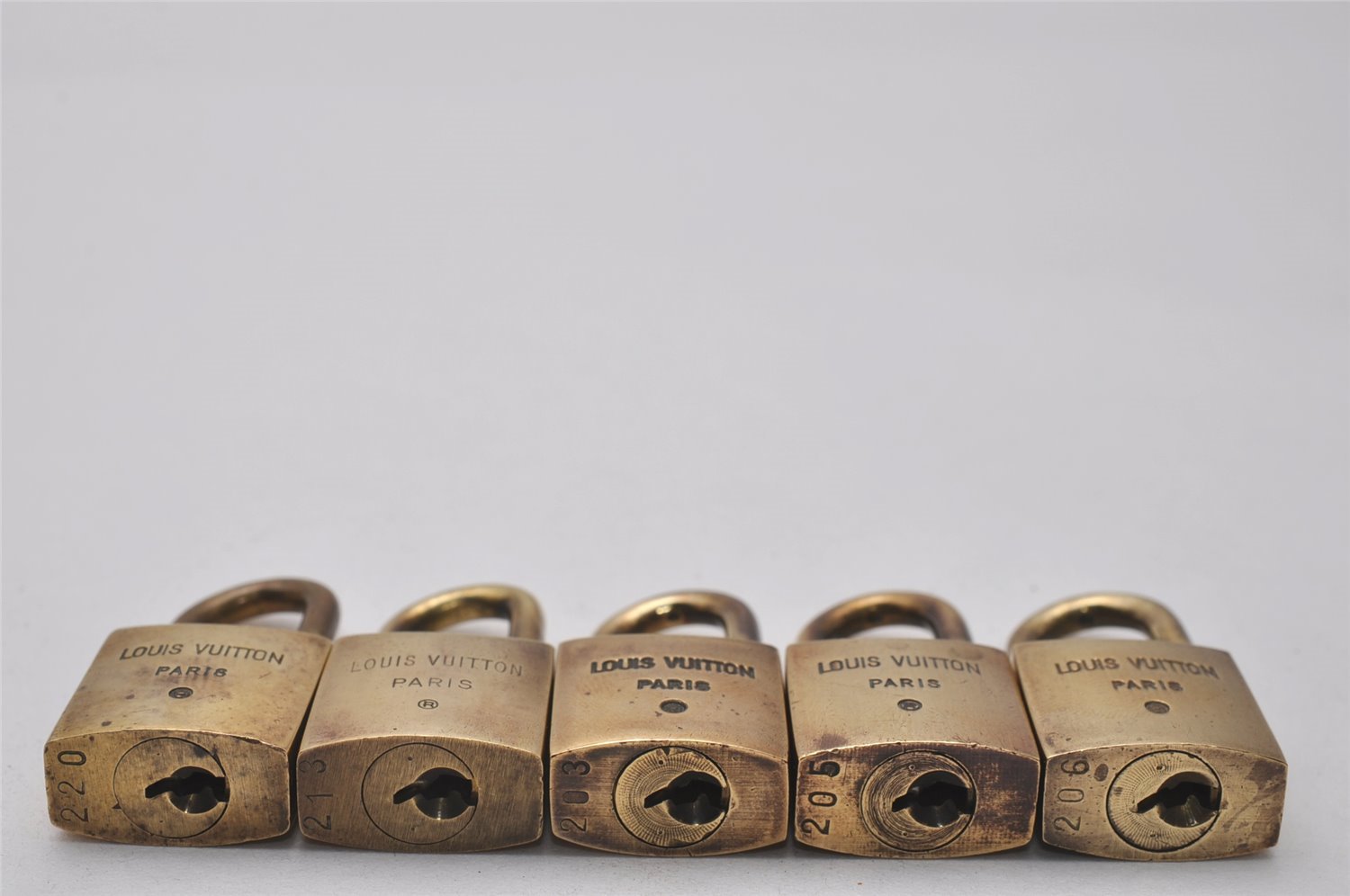 Authentic Louis Vuitton Padlock 10Set Old Model LV 3904I