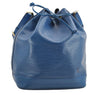 Authentic Louis Vuitton Epi Noe Shoulder Drawstring Bag Blue M44005 LV 3905I