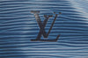 Authentic Louis Vuitton Epi Noe Shoulder Drawstring Bag Blue M44005 LV 3905I