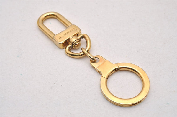 Authentic Louis Vuitton Charm Key Chain Anokre Gold M62694 LV 3907I