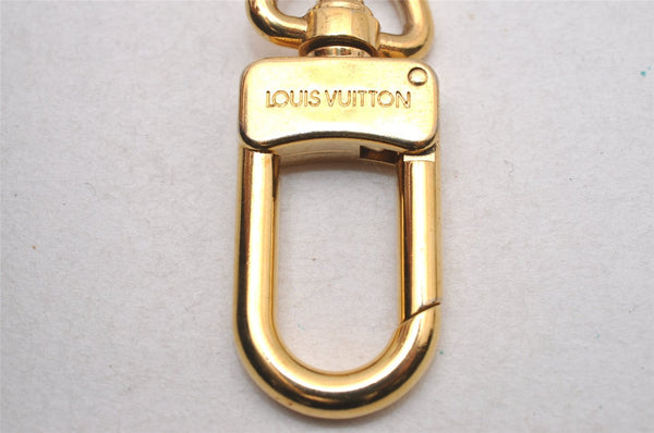 Authentic Louis Vuitton Charm Key Chain Anokre Gold M62694 LV 3907I