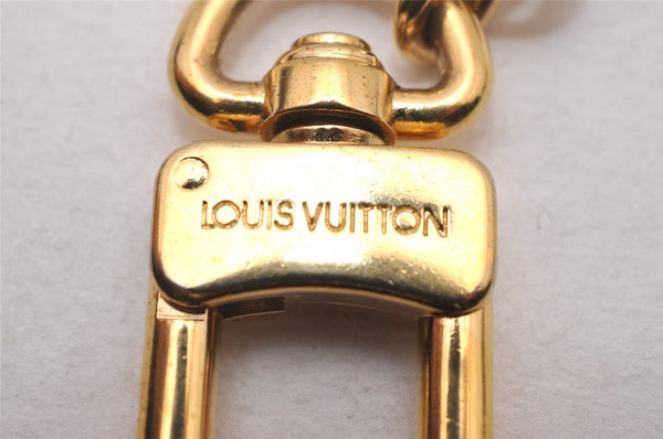 Authentic Louis Vuitton Charm Key Chain Anokre Gold M62694 LV 3907I