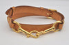 Authentic Louis Vuitton Leather Shoulder Strap Beige 36.4-40.2" LV 3908I