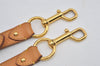 Authentic Louis Vuitton Leather Shoulder Strap Beige 36.4-40.2" LV 3908I