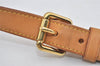 Authentic Louis Vuitton Leather Shoulder Strap Beige 36.4-40.2" LV 3908I