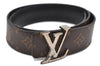 Auth Louis Vuitton Monogram Ceinture LV Initial 90cm 31.4" Belt M9821 LV 3909D