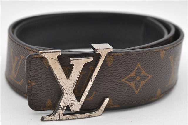 Auth Louis Vuitton Monogram Ceinture LV Initial 90cm 31.4