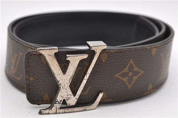 Auth Louis Vuitton Monogram Ceinture LV Initial 90cm 31.4" Belt M9821 LV 3909D