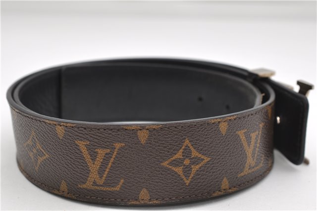 Auth Louis Vuitton Monogram Ceinture LV Initial 90cm 31.4