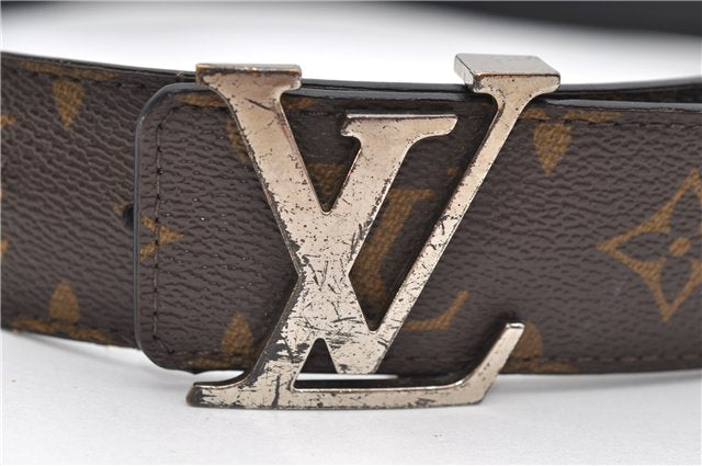 Auth Louis Vuitton Monogram Ceinture LV Initial 90cm 31.4