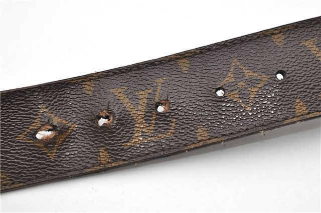 Auth Louis Vuitton Monogram Ceinture LV Initial 90cm 31.4